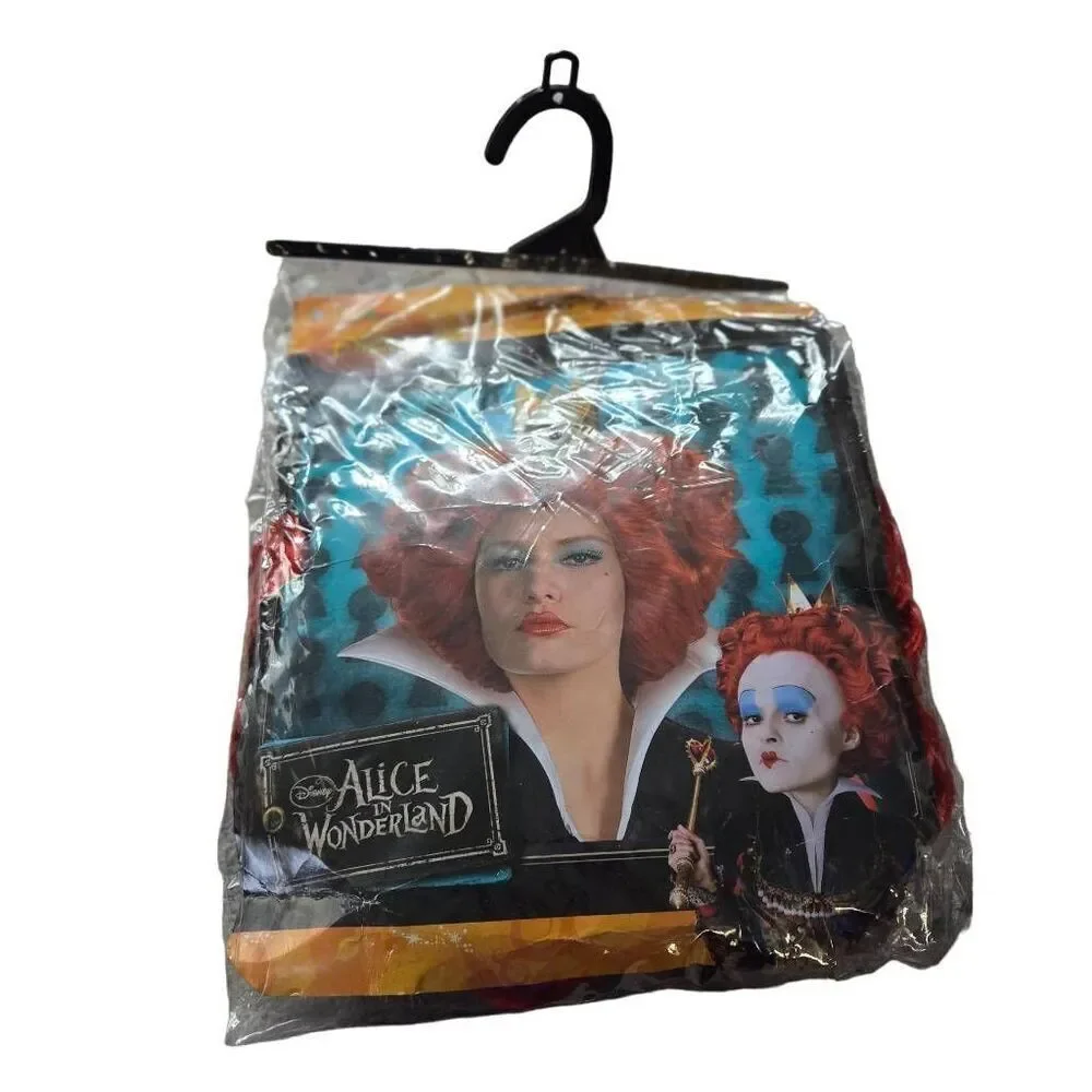 Alice in Wonderland costume red wig